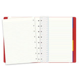 Filofax Notebook A5 Red Lined