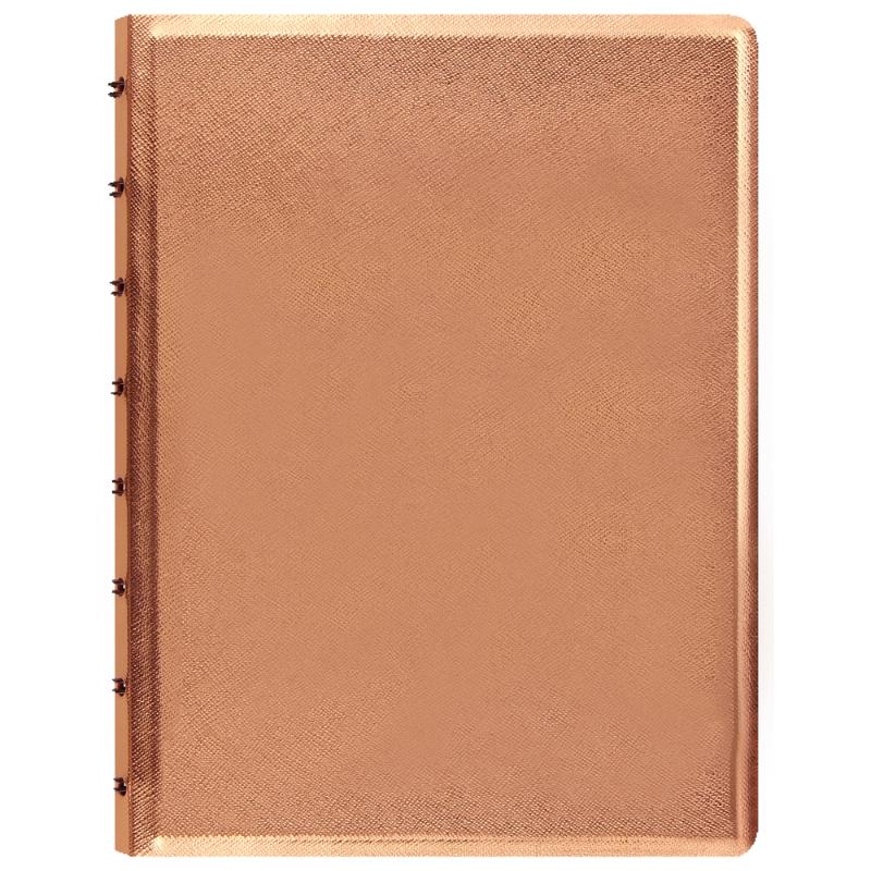 Filofax Notebook A5 Saffiano Rose Gold Lined