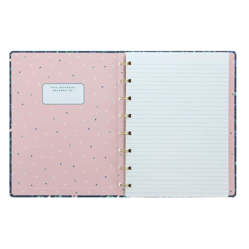 Filofax Patterns A5 Notebook Garden Dusk