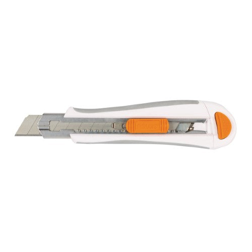 Fiskars Softgrip Snap Off Utility Knife 18mm with ergonomic handle and snap-off blade for precise cutting in various materials.