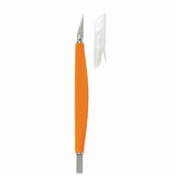 Fiskars Craft Knife with ergonomic Softgrip handle, perfect for precise cutting in various crafting projects.