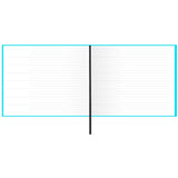 Letts Guest Book Dazzle Turquoise 127 Page 216x265mm