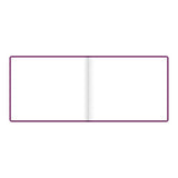 Letts Guest Book Dazzle Purple 127 Page 216x265mm