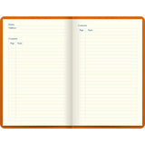 Letts Notebook Legacy A5 Orange Lined