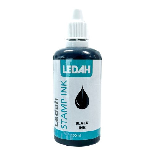 Ledah Stamp Ink 100ml Black