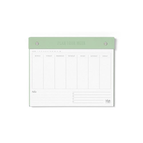 Letts Undated Weekly Planner 250x200mm Conscious Sage