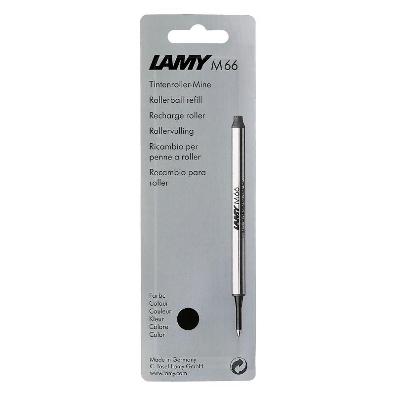 Lamy Refill Rollerball M66 in black for smooth, precise writing, compatible with Lamy's premium capless pens.