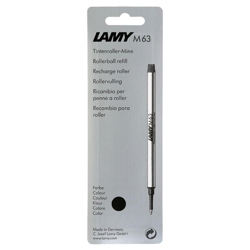 Lamy M63 Black rollerball refill for smooth, reliable writing in Lamy pens, ideal for notes and sketches.