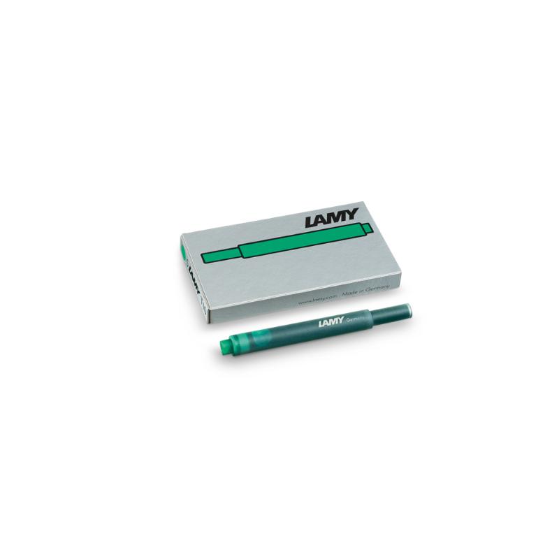 Lamy Ink T10 Cartridges 5 Pack Green