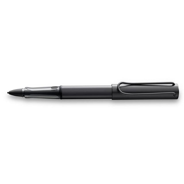 Lamy EMR 471 stylus in sleek black, 0.35mm nib, for precise digital writing on tablets and smartphones.