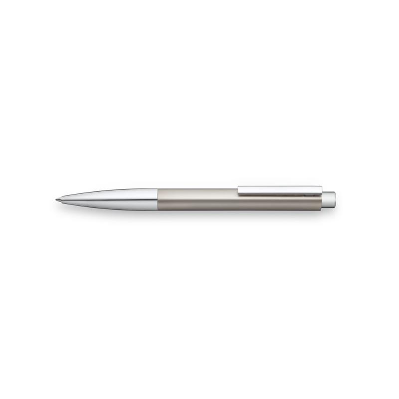 Sophisticated Lamy Ideos Ballpen Palladium (270) featuring haptic feedback and elegant teardrop shape, perfect for upscale writing.