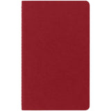 Moleskine Cahier Journals Large Cranberry Red Plain Pack 3