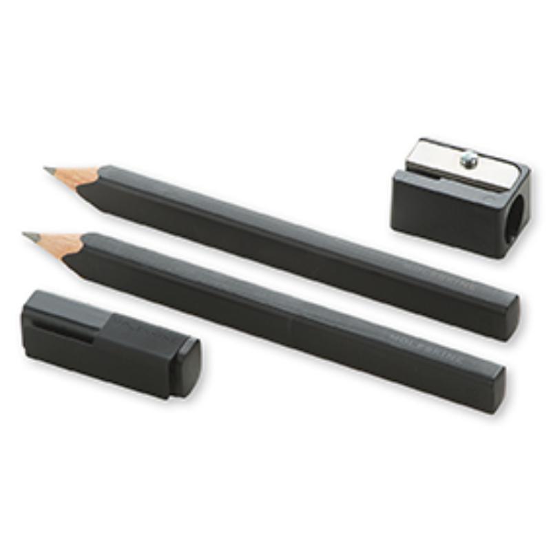 Moleskine Black Pencil Set with Sharpener