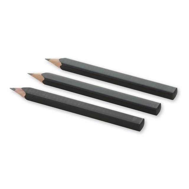 Moleskine Black Pencils Set, 3 high-quality pencils for sketching, drawing, and writing, crafted from durable cedar wood.