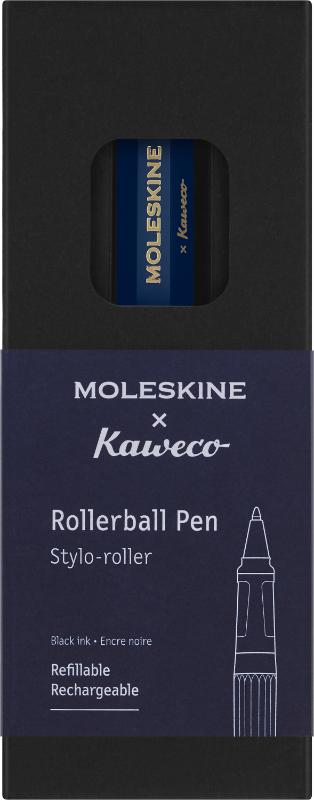 Moleskine Kaweco Rollerball 0.7mm Blue pen with a smooth writing experience and elegant design, ideal for all writers.