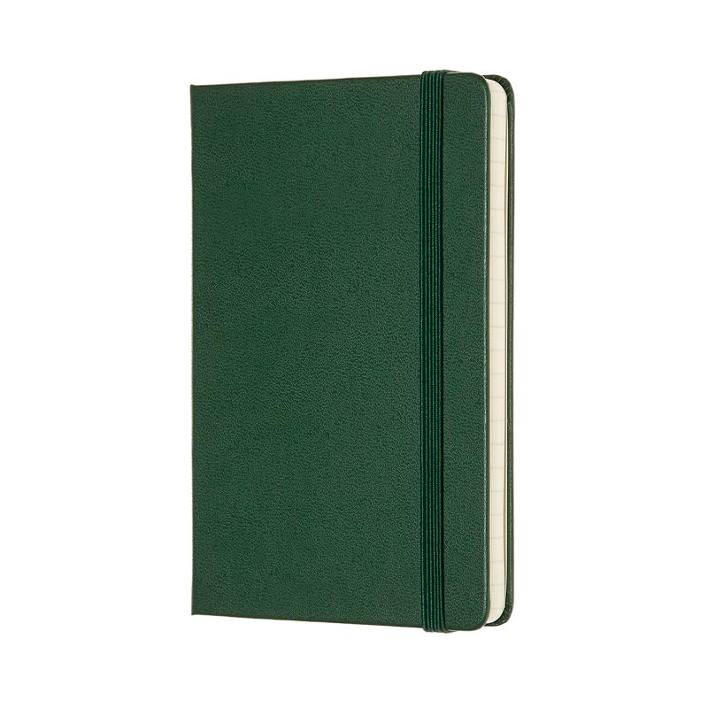 Moleskine Notebook Pocket Ruled Myrtle Green Hard