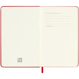 Moleskine Notebook Pocket Scarlet Red Hard Cover Ruled