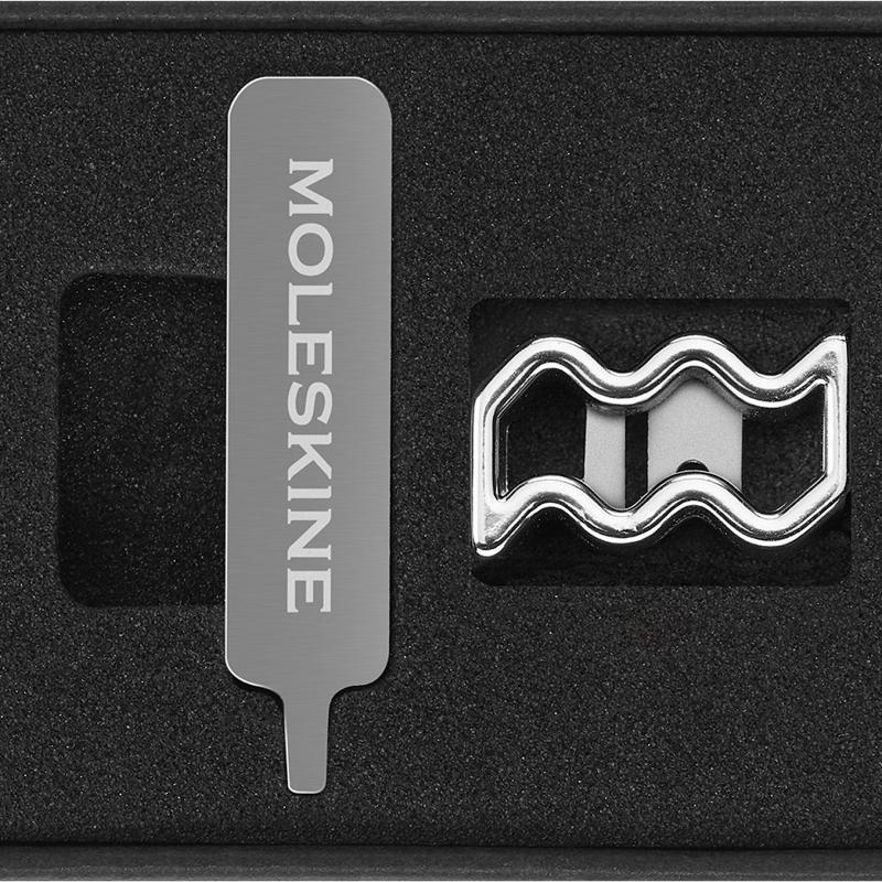 Moleskine Pins Aquarius Silver