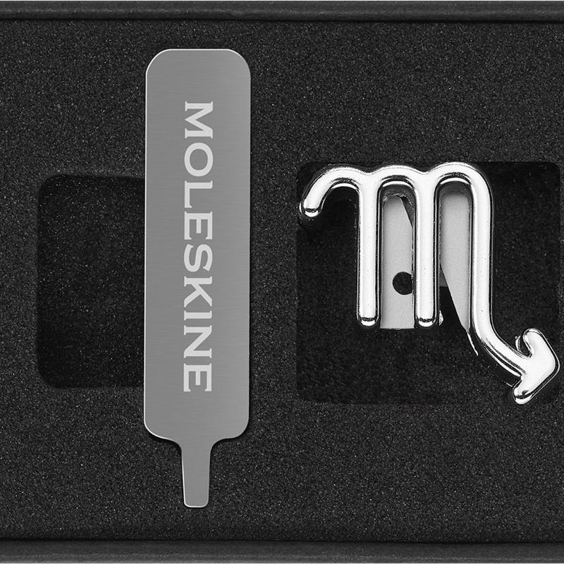 Moleskine Pins Scorpio Silver