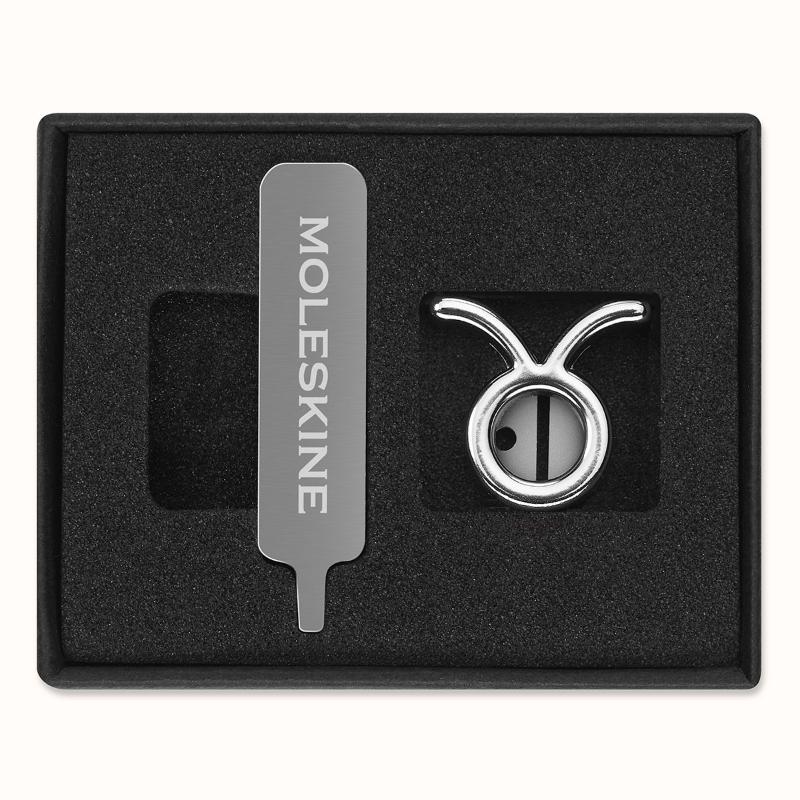 Moleskine Pins Taurus Silver