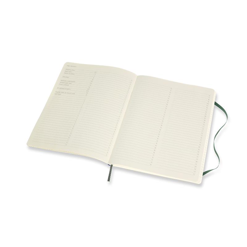 Moleskine Pro Notebook XL Forest Green Soft Cover