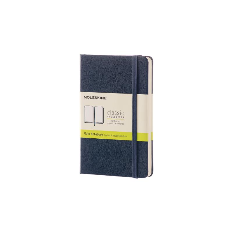 Moleskine Notebook Pocket Sapphire Blue Hard Cover Plain