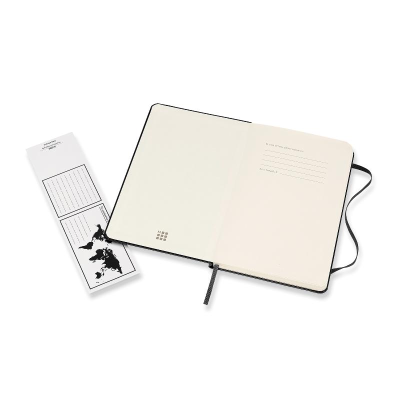 Moleskine Notebook Medium Black Hard Cover Plain