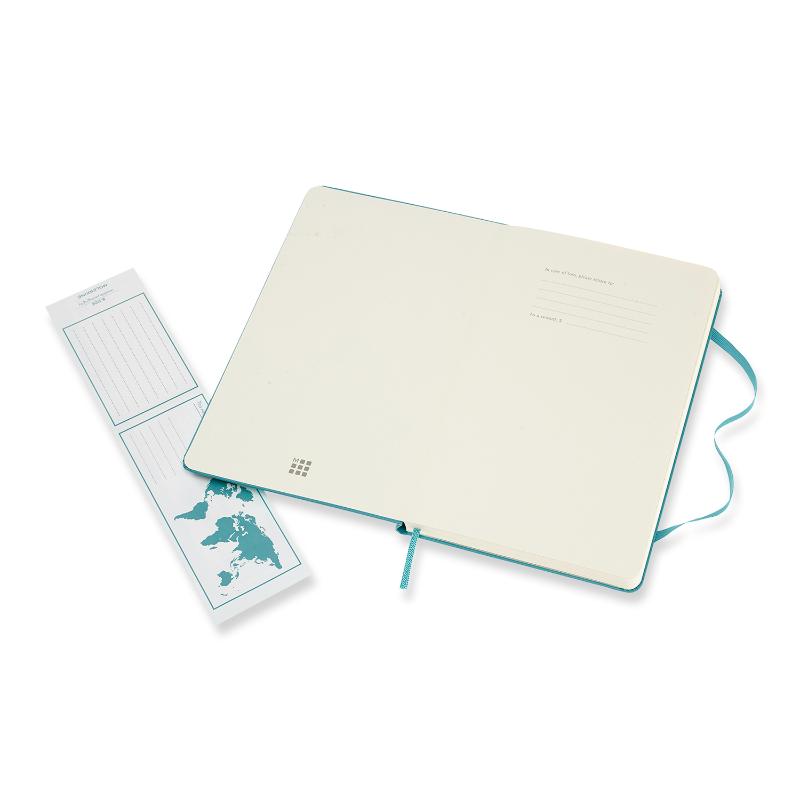 Moleskine Notebook Large Ruled Reef Blue Hard