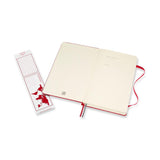 Moleskine Notebook Large Expanded Ruled Scarlet Red Hard