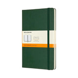 Moleskine Notebook Large Ruled Myrtle Green Hard