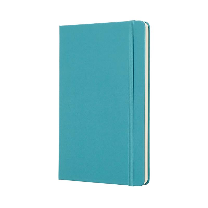 Moleskine Notebook Large Plain Reef Blue Hard