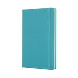 Moleskine Notebook Large Plain Reef Blue Hard