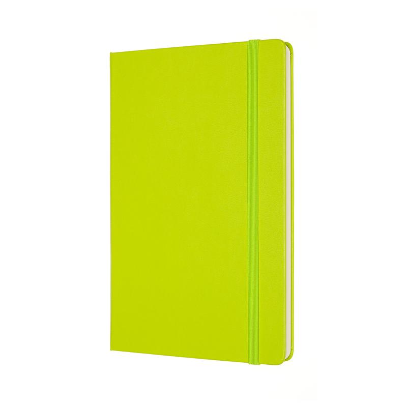 Moleskine Notebook Large Plain Lemon Green Hard