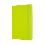 Moleskine Notebook Large Plain Lemon Green Hard