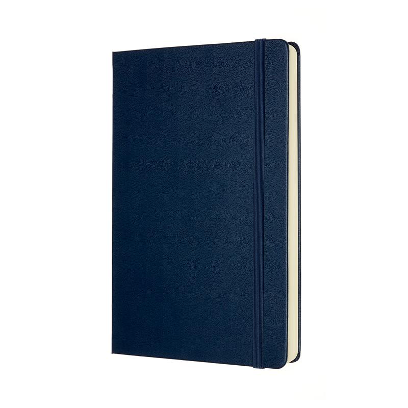 Moleskine Notebook Large Expanded Plain Sapphire Blue Hard