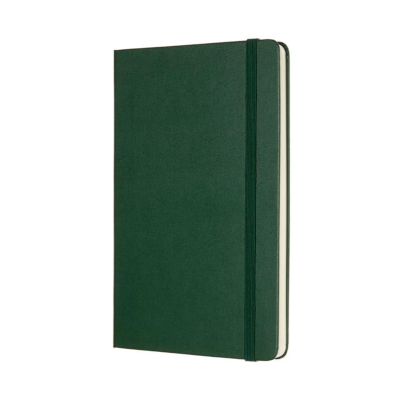Moleskine Notebook Large Plain Myrtle Green Hard