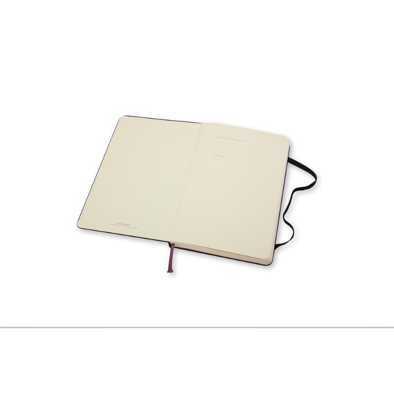 Moleskine Notebook Large Plain Black Hard