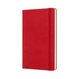 Moleskine Notebook Large Dot Scarlet Red Hard