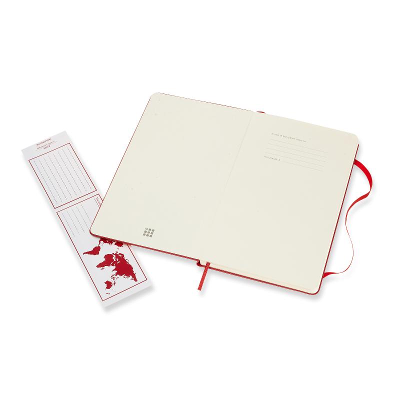 Moleskine Notebook Large Dot Scarlet Red Hard