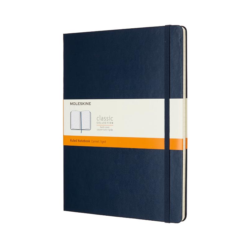 Moleskine Notebook XL Ruled Sapphire Blue Hard