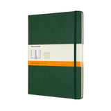 Moleskine Notebook XL Myrtle Green Hard Cover Ruled