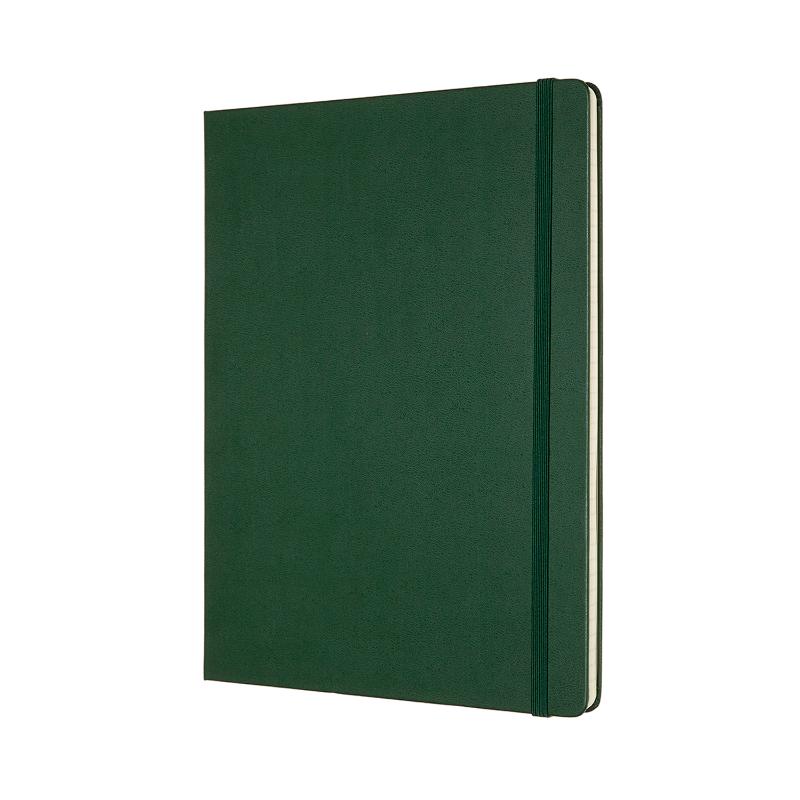 Moleskine Notebook XL Myrtle Green Hard Cover Ruled