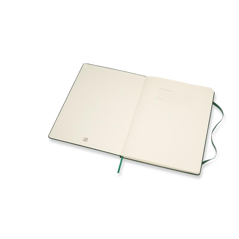 Moleskine Notebook XL Myrtle Green Hard Cover Ruled