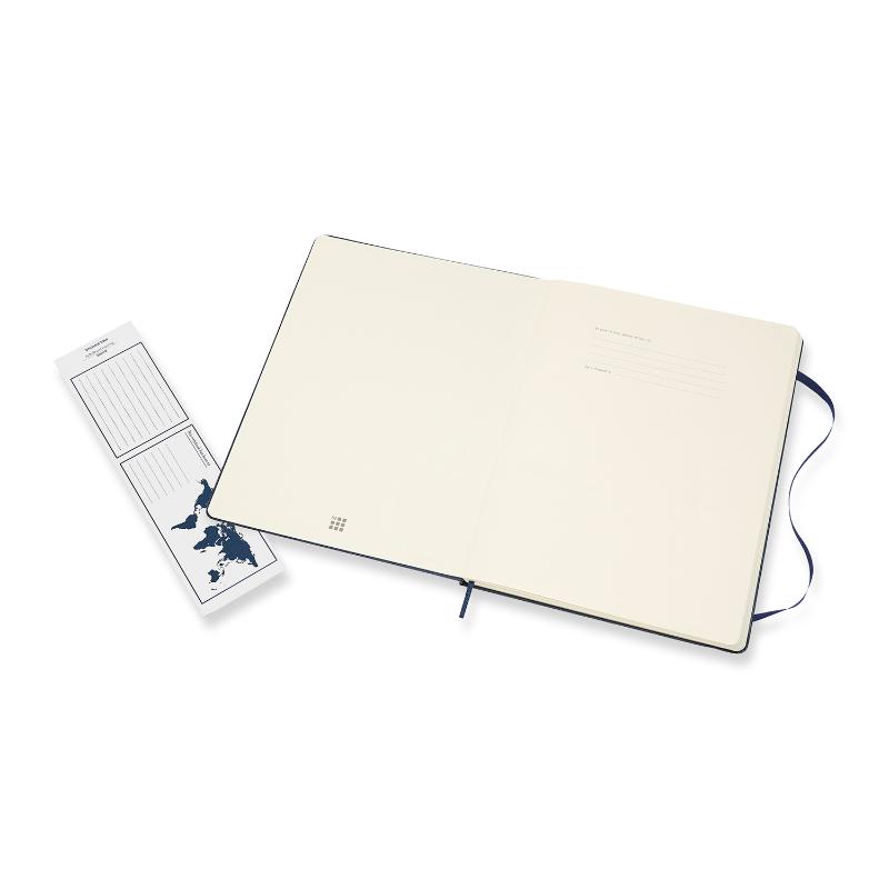 Moleskine Notebook XL Plain Sapphire Blue Hard