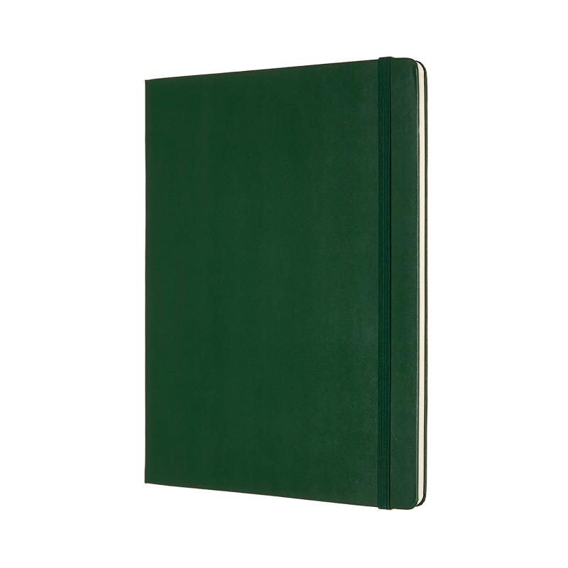 Moleskine Notebook XL Myrtle Green Hard Cover Plain