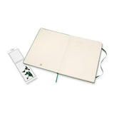 Moleskine Notebook XL Myrtle Green Hard Cover Plain