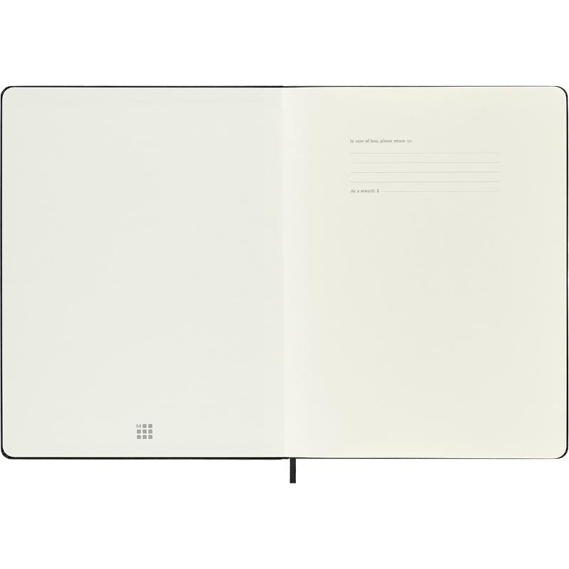 Moleskine Notebook XL Black Hard Cover Plain
