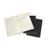 Moleskine Cahier Journals Large Black Dot Pack 3