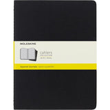 Moleskine Cahier Journals XL Black Square Pack 3