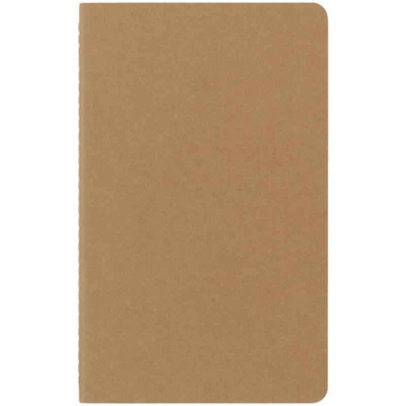 Moleskine Cahier Journals Large Kraft Brown Plain Pack 3